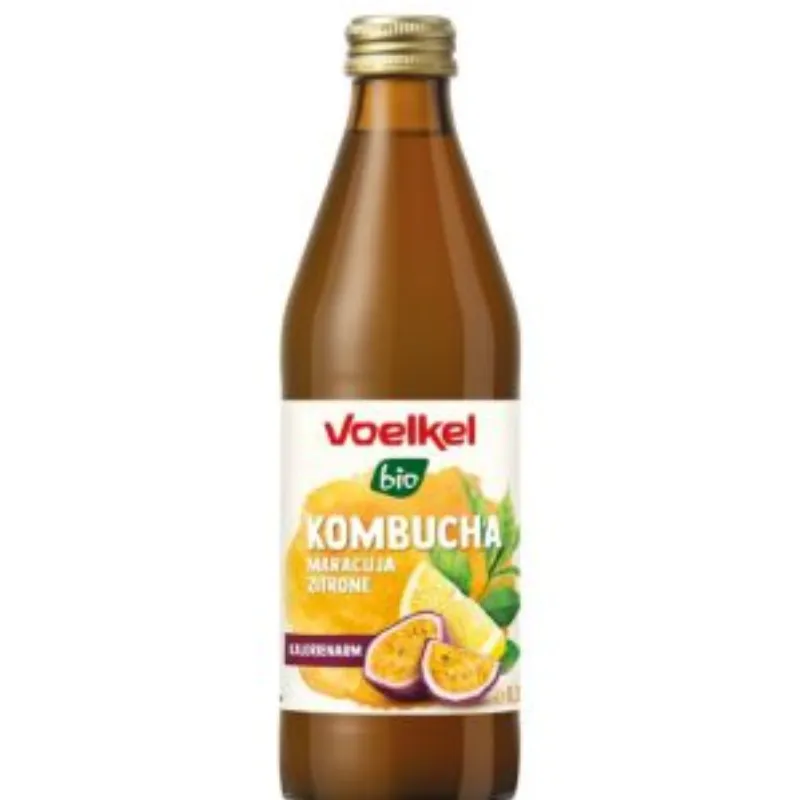 VOELKEL KOMBUCHA FRUIT DE LA PASSION CITRON 330ML –  | Parasativa Maroc