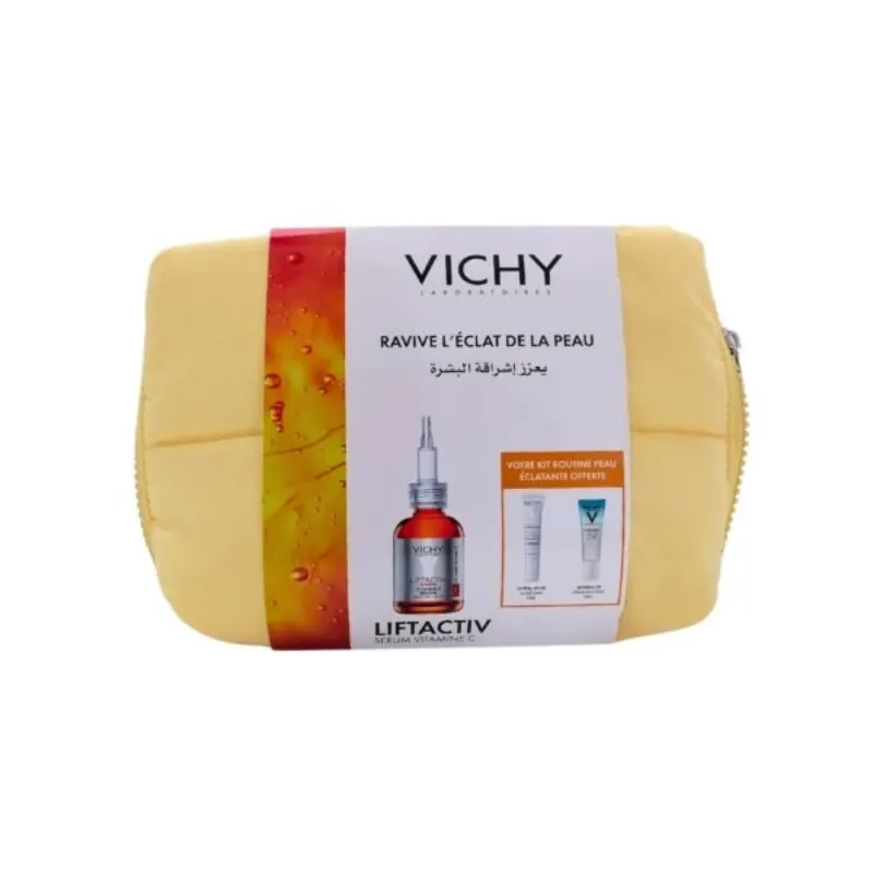 Vichy Liftactiv Trousse Serum Vitamine C 20ml+ Mineral 89 & Uv-Age Daily –  | Parasativa Maroc