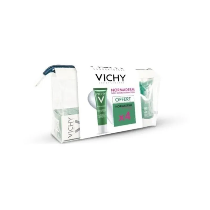 Vichy Normaderm Fluide DoubleCorrection 30ml+4 Gel Purifiant 15ml Trousse –  | Parasativa Maroc