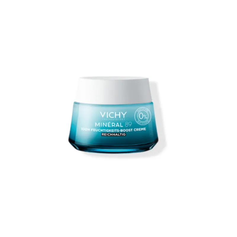 VICHY MINÉRAL 89 CRÈME RICHE BOOST D’HYDRATATION 100H SANS PARFUM –  | Parasativa Maroc