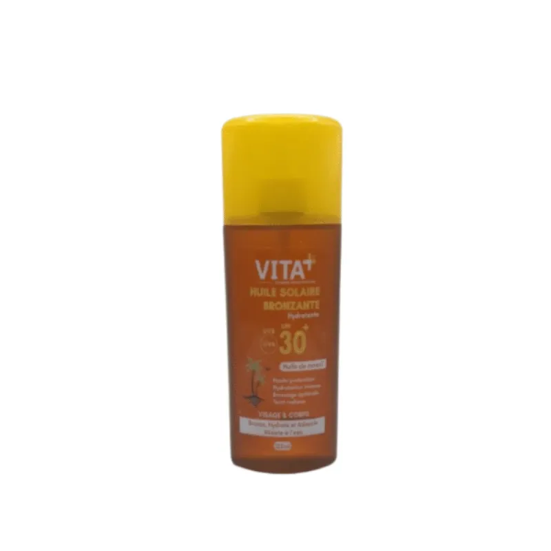 Vita+ Huile Solaire Bronzante Spf30+ 150ml –  | Parasativa Maroc