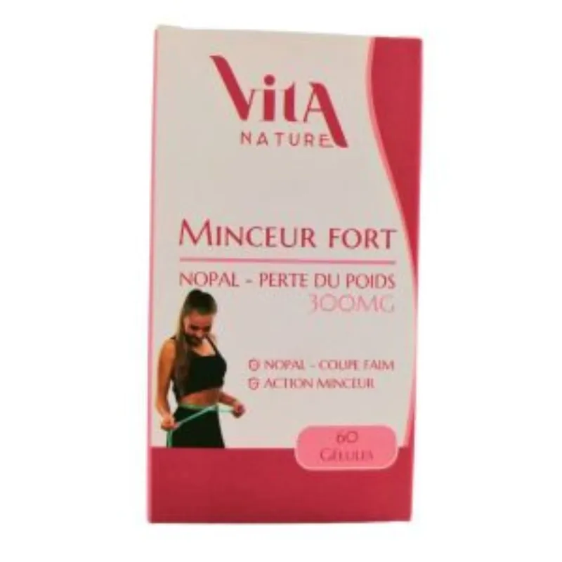 Vita Nature Minceur Fort 300mg 60 Gelules –  | Parasativa Maroc