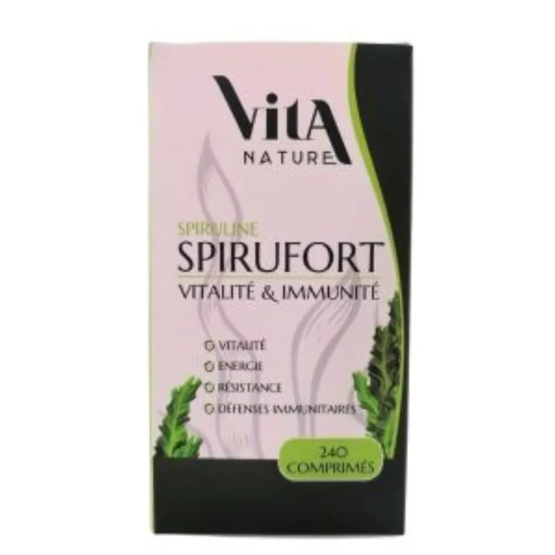 Vita Nature Spiruline Spirufort 240 Comprimes –  | Parasativa Maroc
