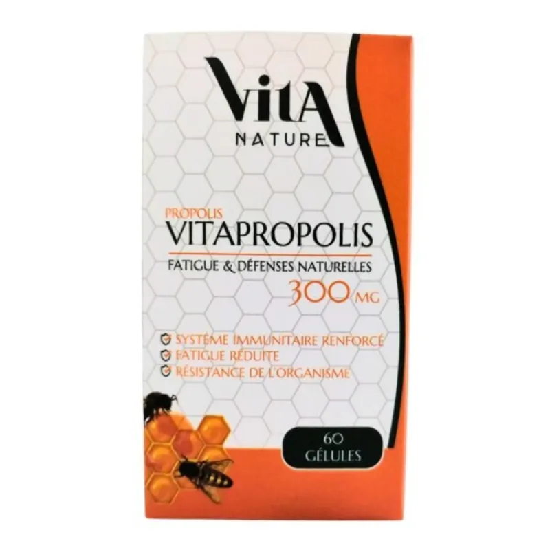 Vita Nature Vitapropolis 300mg 60 Gelules –  | Parasativa Maroc