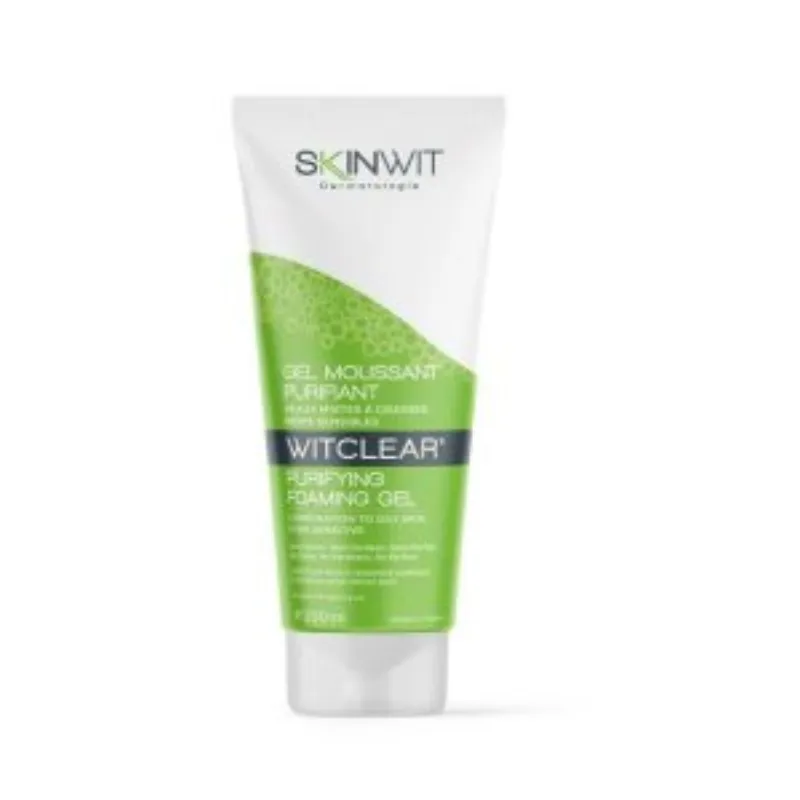 SKINWIT DERMATOLOGIE WITCLEAR Gel Moussant Purifiant Nettoyant 200ml –  | Parasativa Maroc