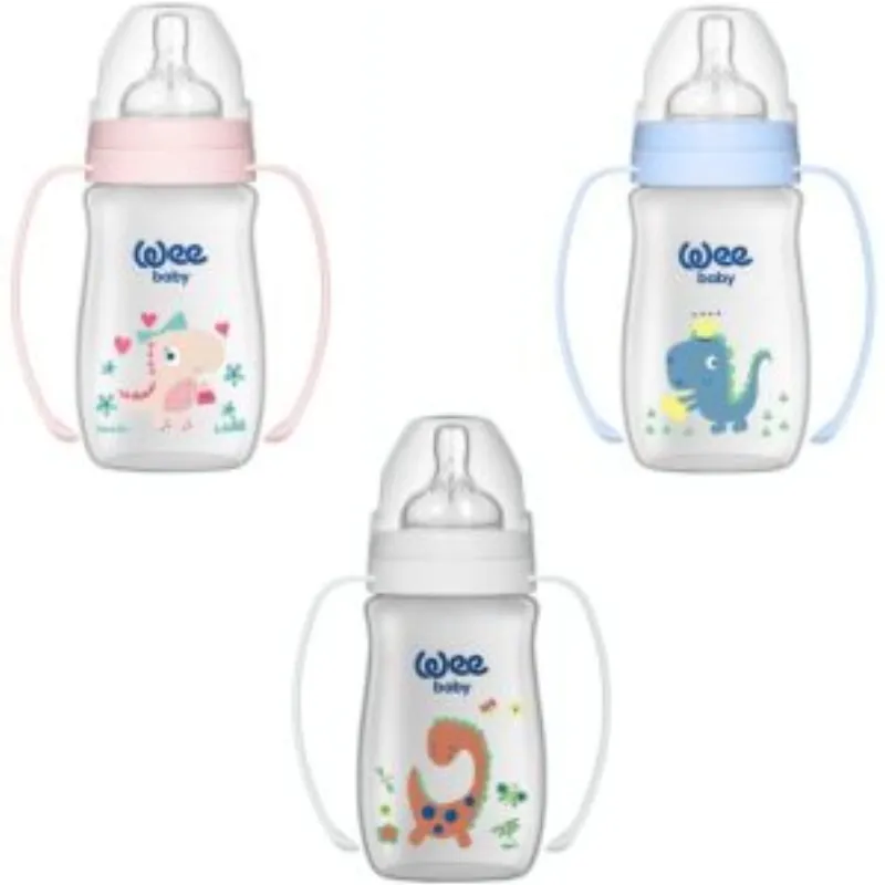 WeeBaby Biberon Large Avec Poignees 0-6 Mois 250ml 138-F –  | Parasativa Maroc