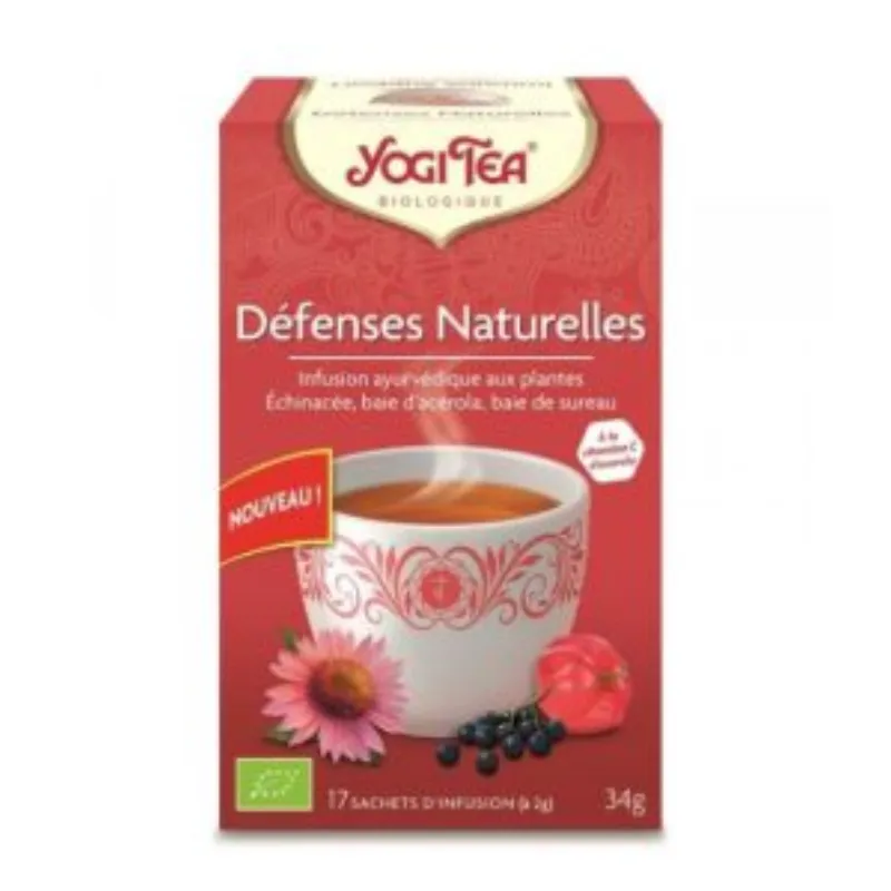 YOGI TEA DEFENSES NATURELLES 17 X 2G –  | Parasativa Maroc