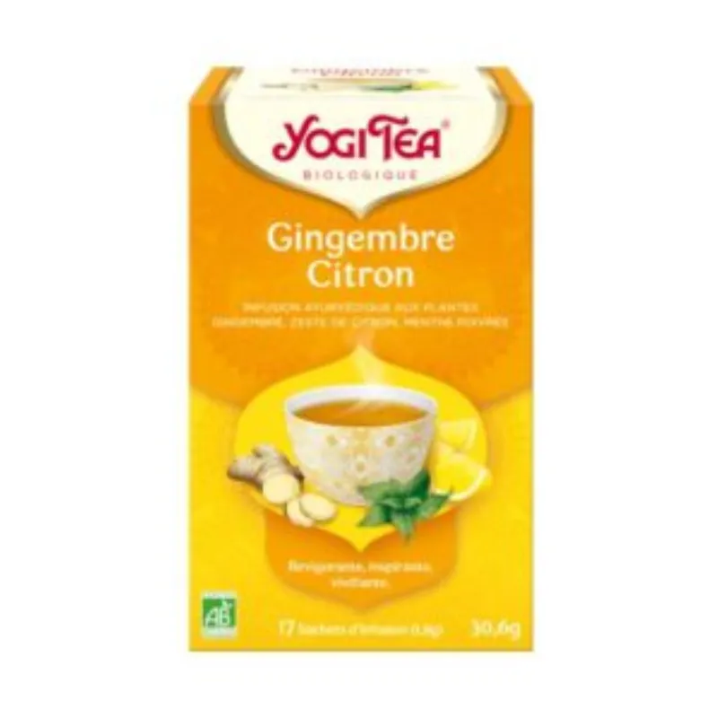 YOGI TEA GINGEMBRE CITRON 17 X 2G –  | Parasativa Maroc
