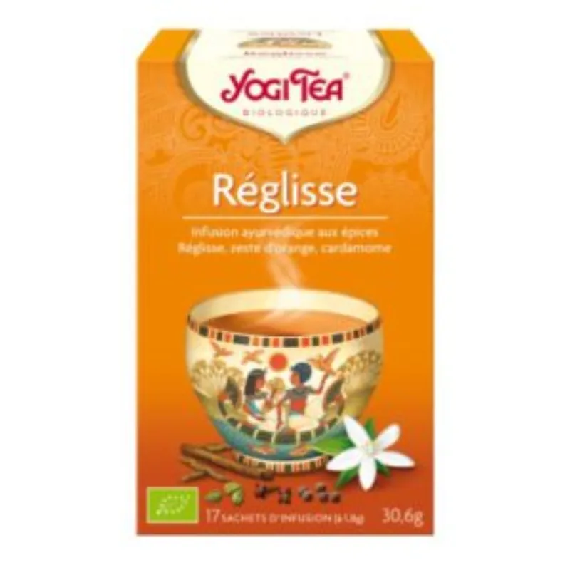 YOGI TEA REGLISSE 17 X 2G –  | Parasativa Maroc