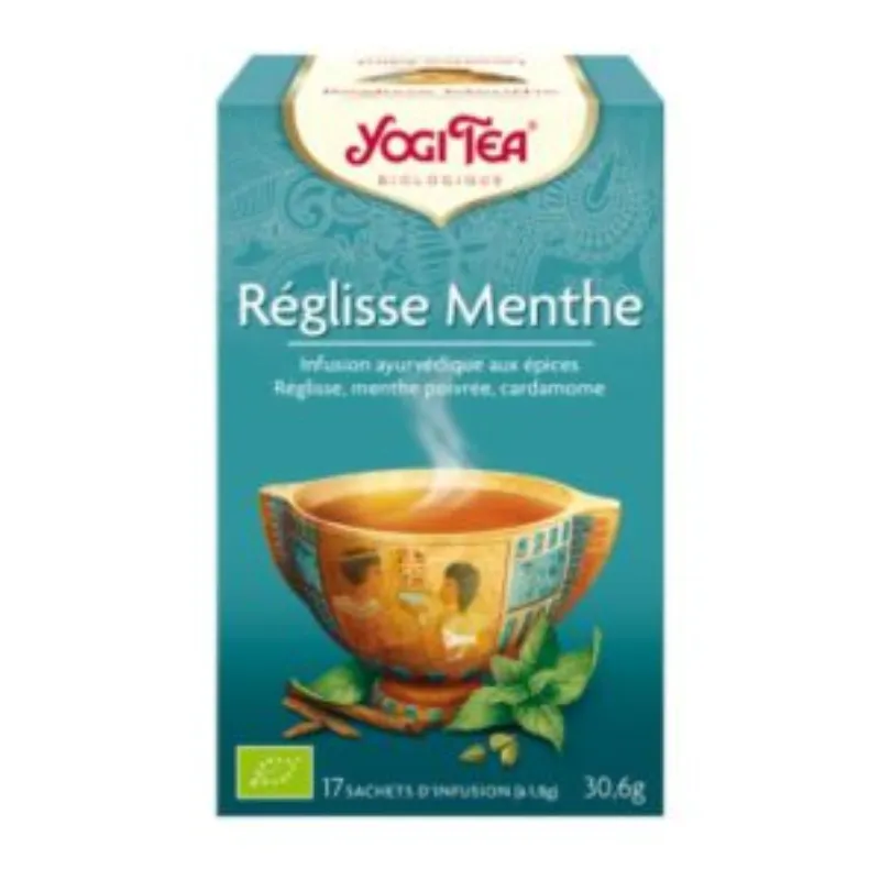 YOGI TEA REGLISSE MENTHE 17 X 2G –  | Parasativa Maroc