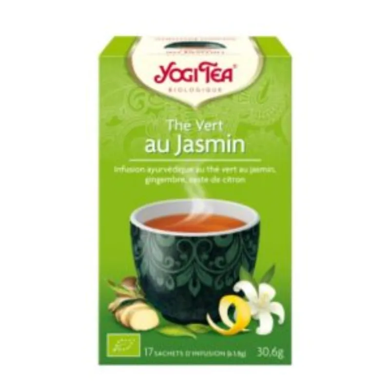 YOGI TEA THE VERT JASMIN 17 X 2G –  | Parasativa Maroc