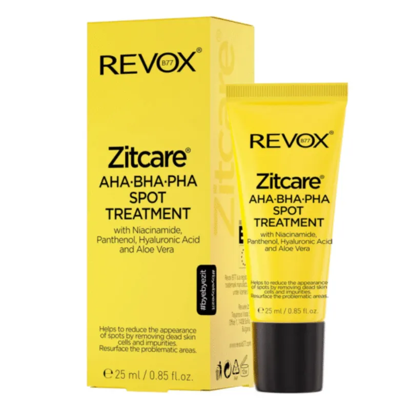REVOX ZITCARE AHA.BHA.PHA. SPOT TREATMENT 25ml –  | Parasativa Maroc