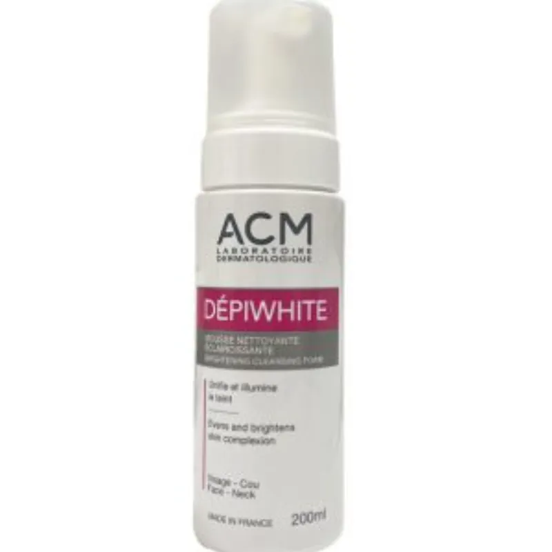 ACM Dépiwhite Mousse Nettoyante Éclaircissante 200ml –  | Parasativa Maroc