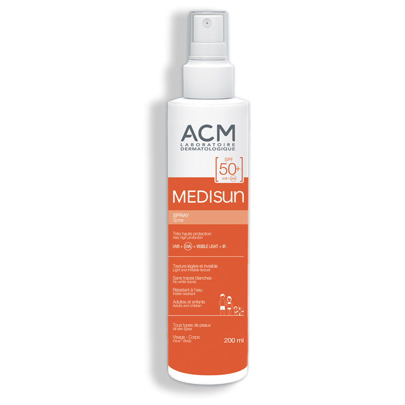 ACM MEDISUN SPRAY SPF50+ 200mL –  | Parasativa Maroc
