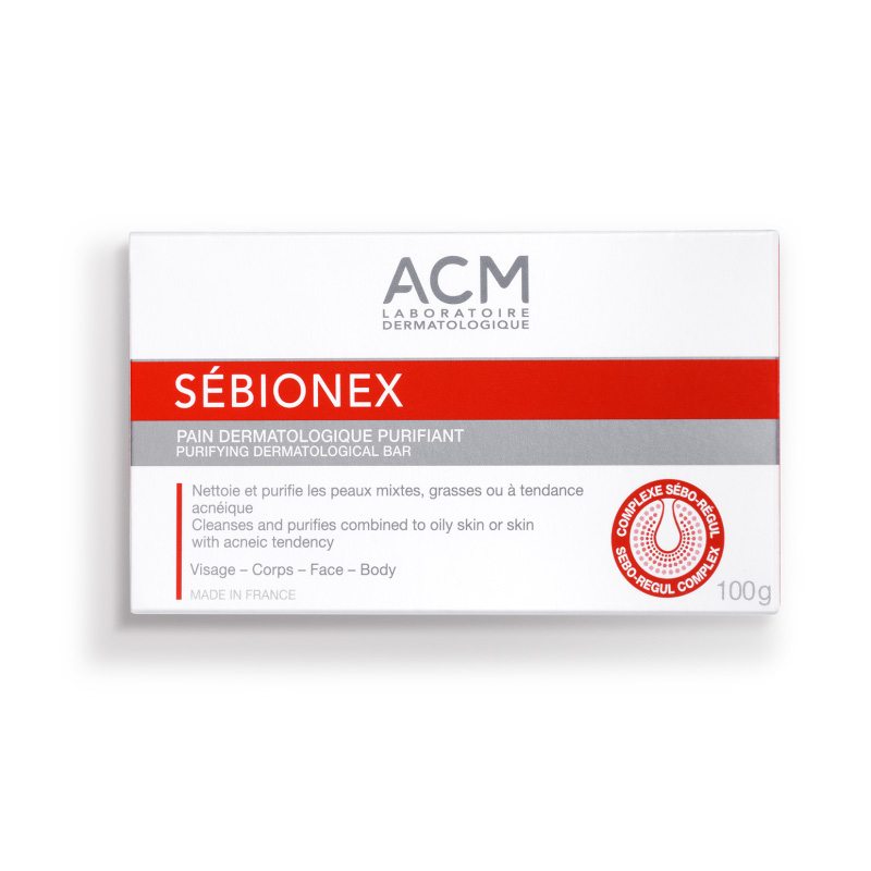 ACM SÉBIONEX PAIN DERMATOLOGIE PURIFIANT 100g –  | Parasativa Maroc