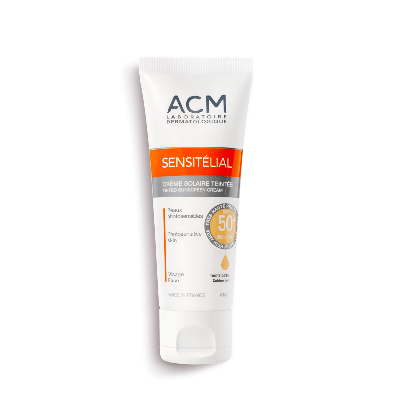 ACM SENSITÉLIAL CRÈME TEINTE DORÉE SOLAIRE SPF 50+ 40ml –  | Parasativa Maroc