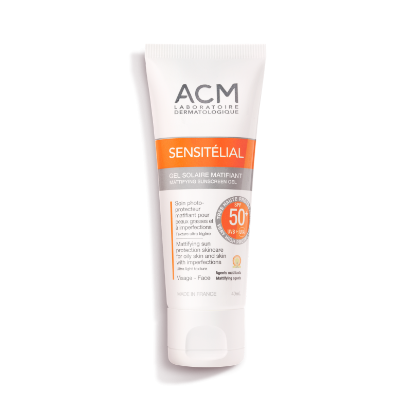 ACM SENSITÉLIAL GEL SOLAIRE MATIFIANT SPF 50+ 40ml –  | Parasativa Maroc