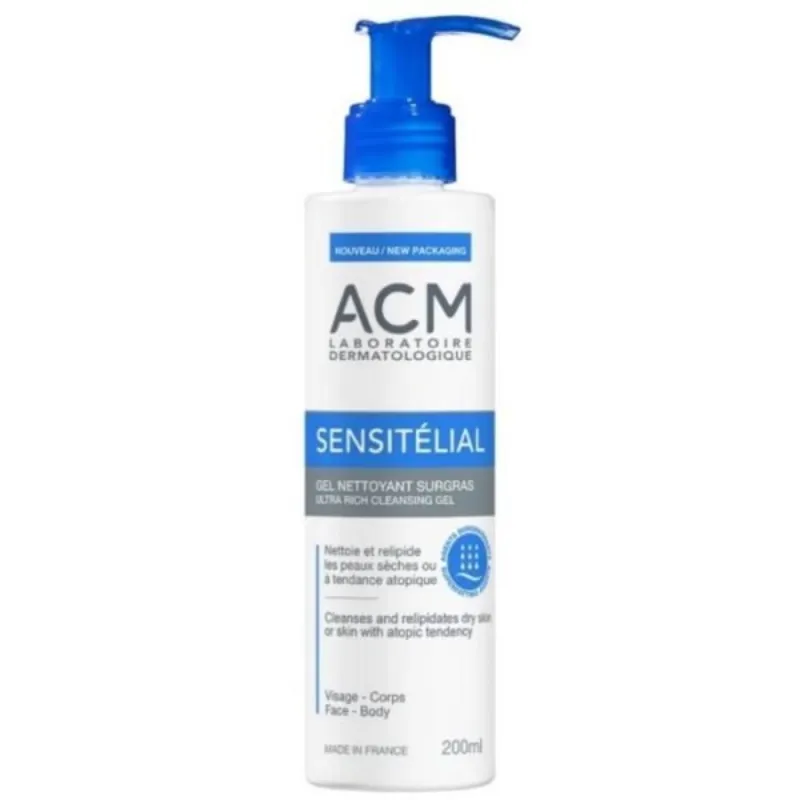 ACM Sensitelial Gel Nettoyant 200ml –  | Parasativa Maroc