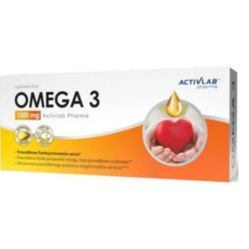 ACTIVLAB Omega 3 1000mg 60 Capsules –  | Parasativa Maroc
