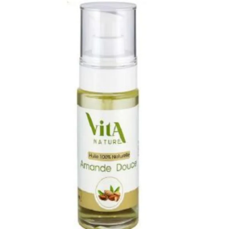 VITA NATURE Huile d’AMANDE DOUCE 50 ML –  | Parasativa Maroc
