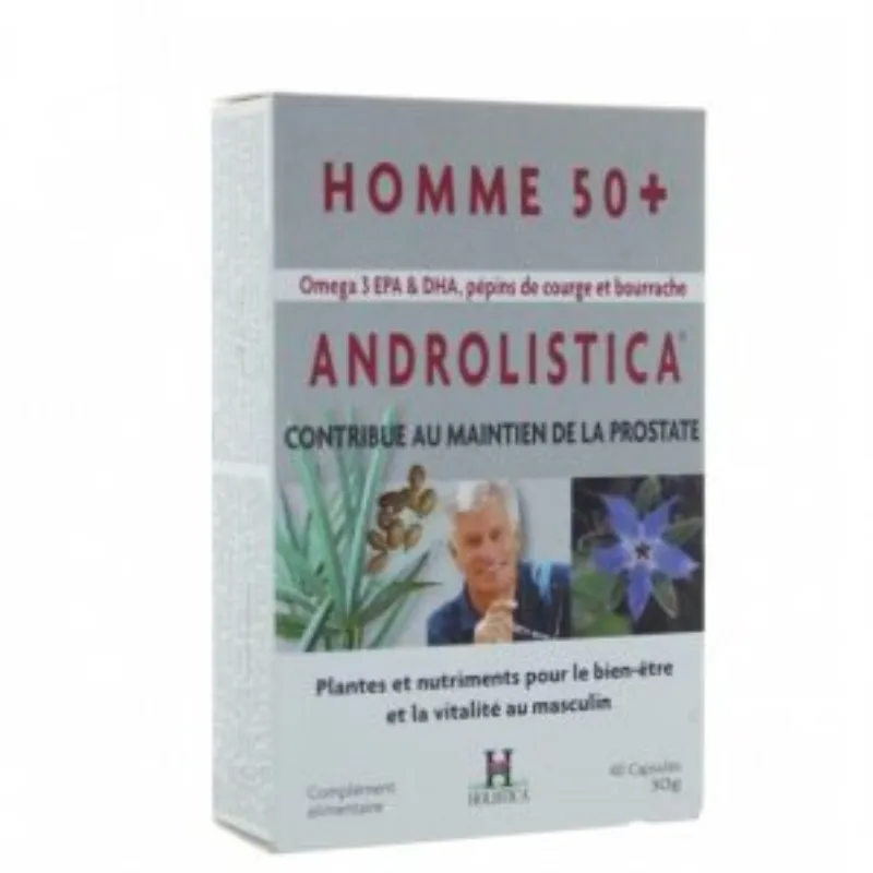 ANDROLISTICA HOMMES 50+ Confort Urinaire 40 CAPSULES –  | Parasativa Maroc