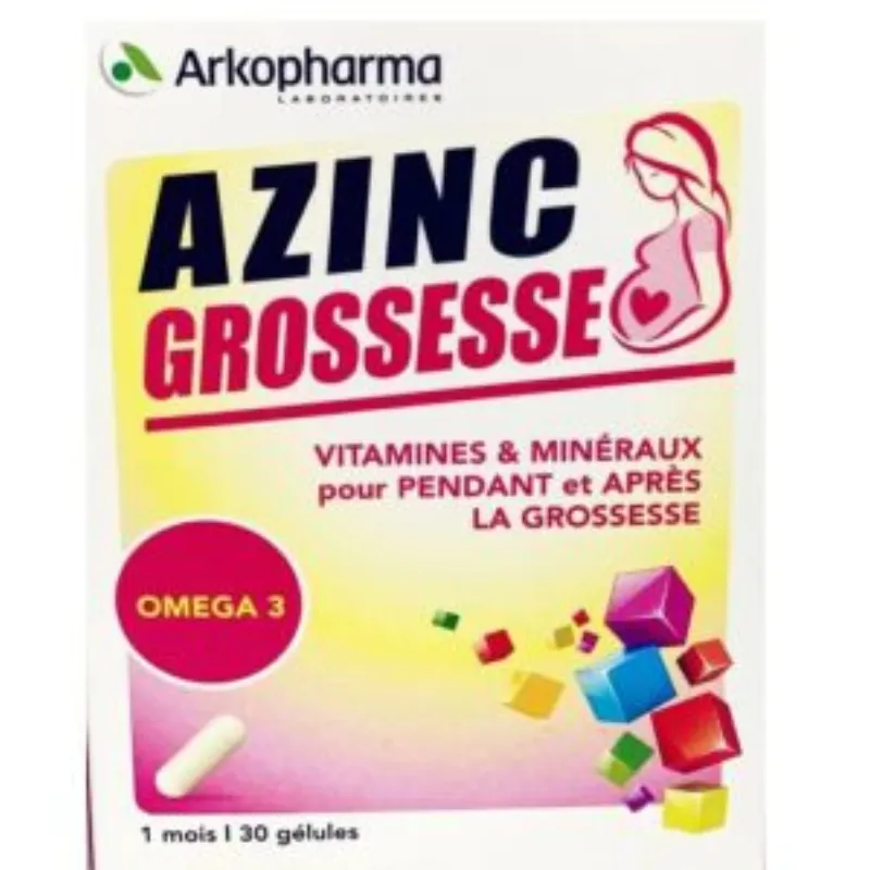 Arkopharma – Azinc Grossesse – 30 Comprimés –  | Parasativa Maroc