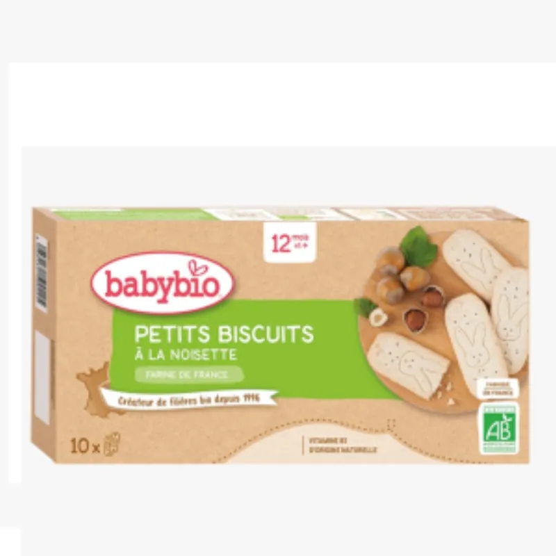 Babybio Petits Biscuits à la Noisette 160G –  | Parasativa Maroc