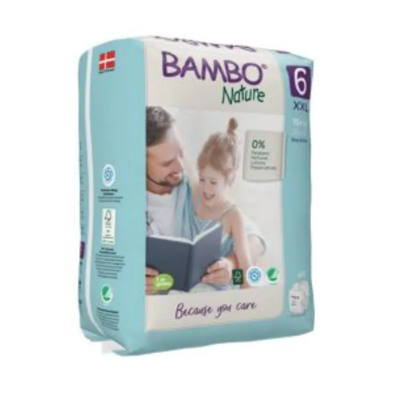Bambo Nature 6, couches XXL +16kg/40un –  | Parasativa Maroc
