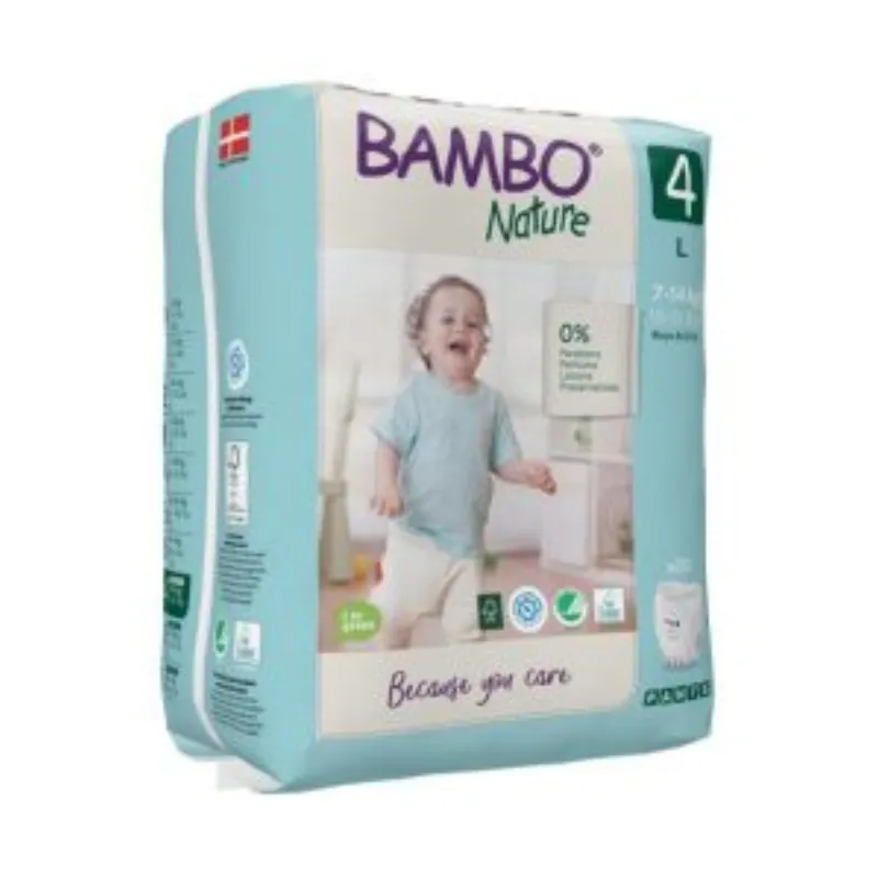 Bambo Nature culotte d’apprentissage T4 L 7-14kg/20pcs –  | Parasativa Maroc
