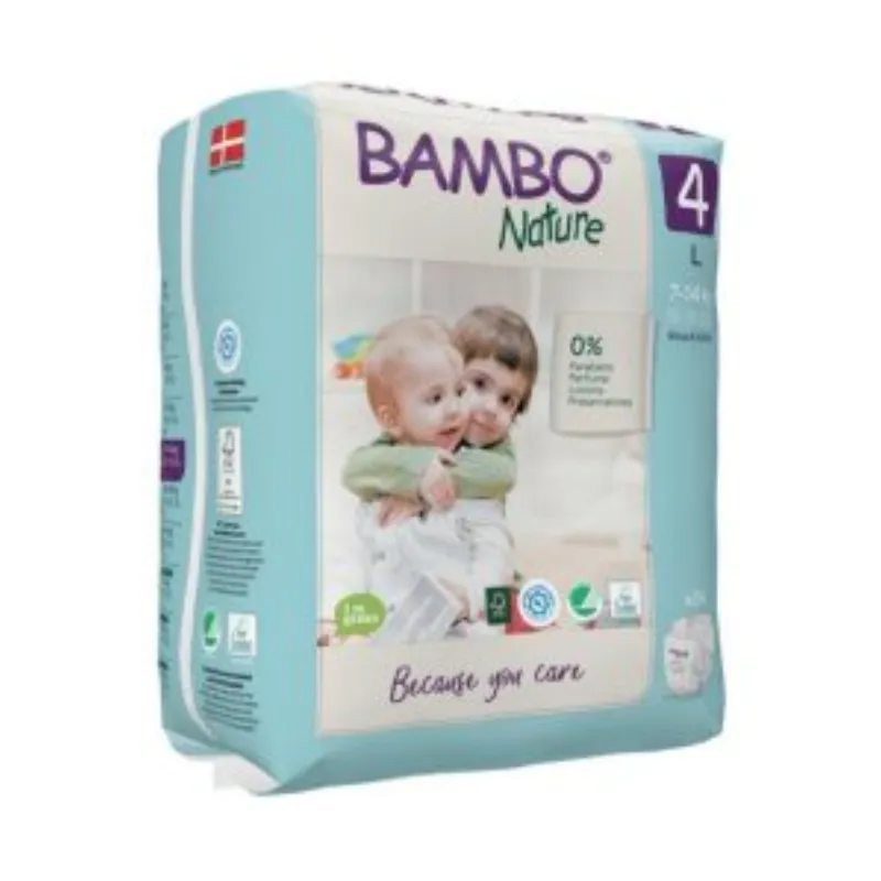 Bambo Nature 4, couches L 7-14kg/48un –  | Parasativa Maroc