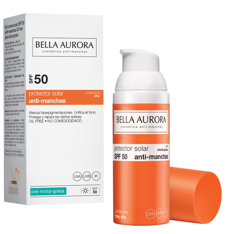 BELLA AURORA ECRAN ANTI TACHES PEAUX MIXTES A GRASSES 50ml –  | Parasativa Maroc