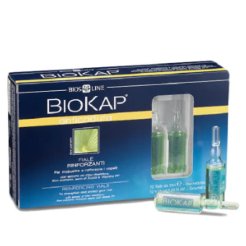 Biokap – Ampoules fortifiantes anti-chute – 12 x 7 ml –  | Parasativa Maroc