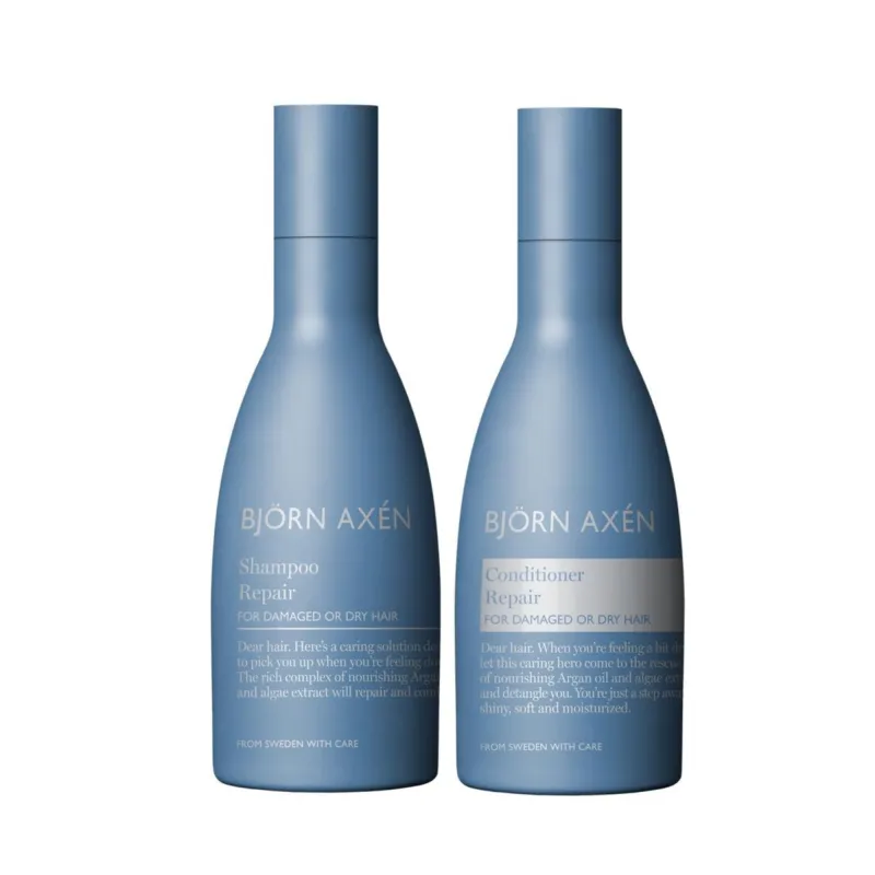 BJORN AXEN REPAIR DUO PACK SHAMPOING 250ML+CONDITIONNER 250ML