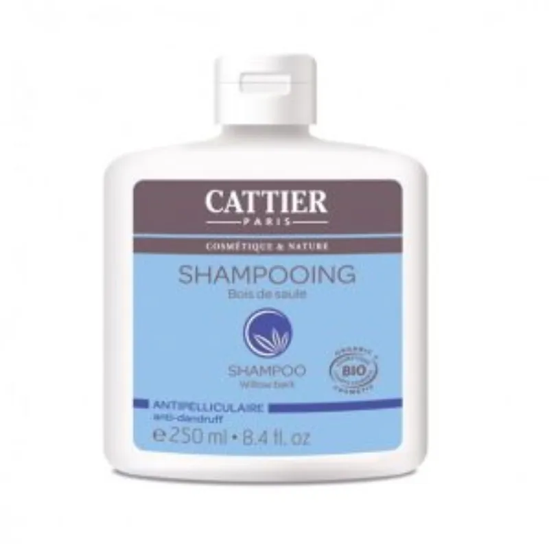 Cattier Shampooing Bois de saule Anti-pellicullaire 250ml –  | Parasativa Maroc