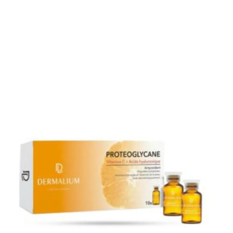 DERMALIUM PROTEOGLYCANE VITAMINE C + ACIDE HYALURONIQUE 10*2ml –  | Parasativa Maroc