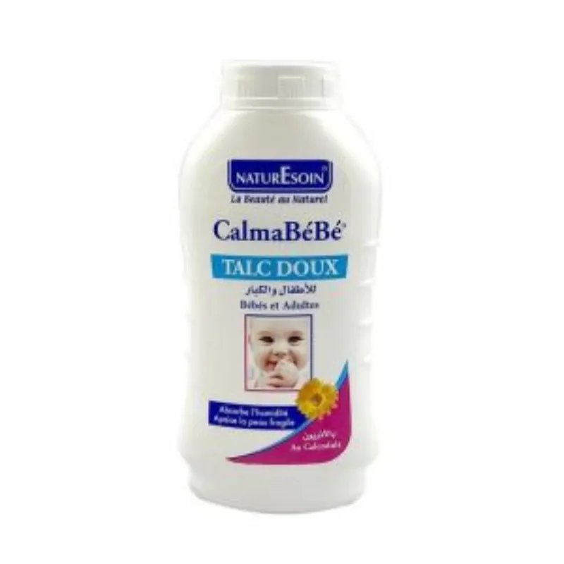 CALMABéBé Talc Doux 100g – Bébé et Adulte – au Calendula –  | Parasativa Maroc