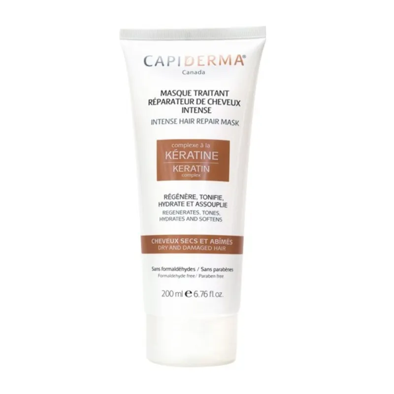 CAPIDERMA MASQUE TRAITANT REPARATEUR CHEVEUX INTENS 200ML
