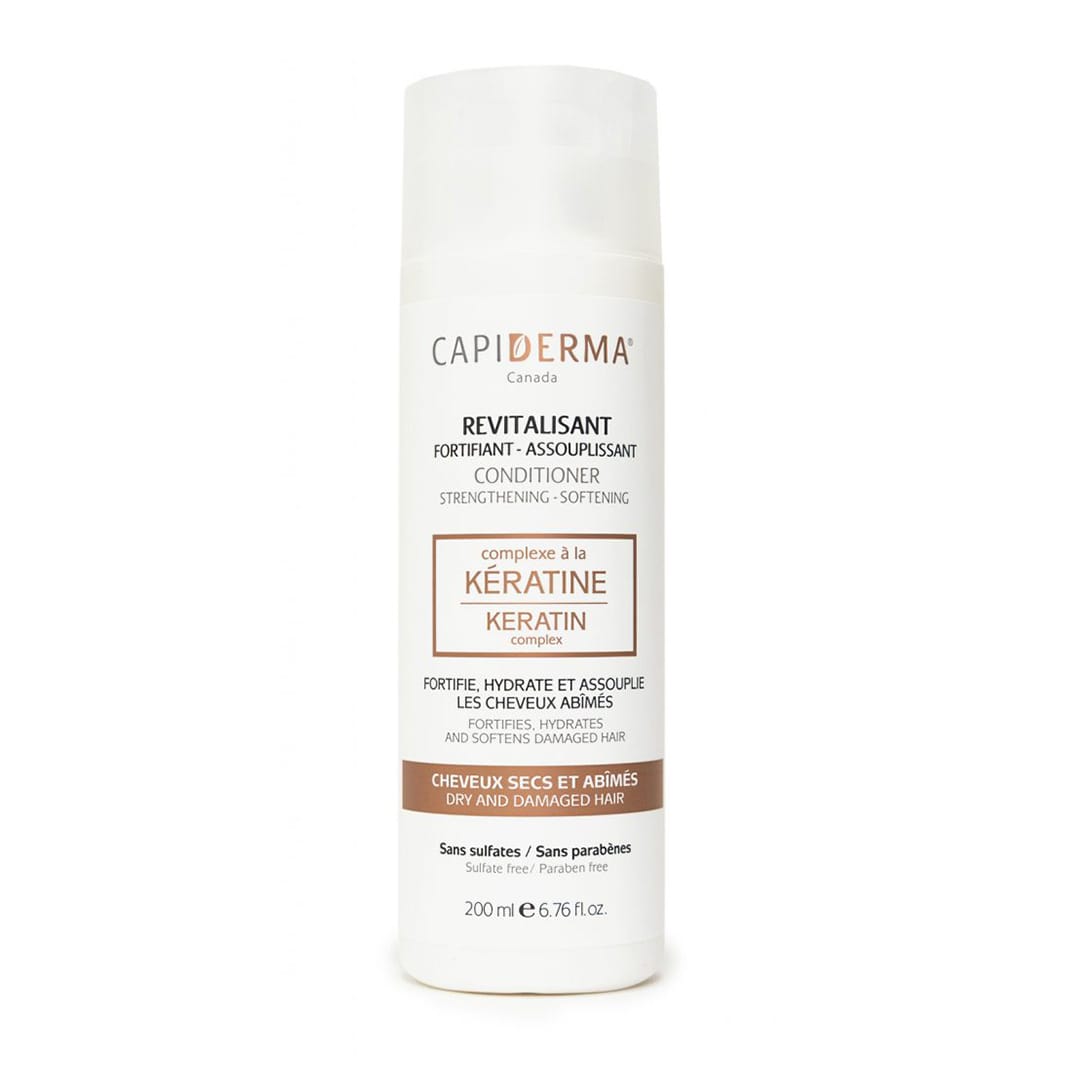 CAPIDERMA REVITALISANT APRES SHAMPOING A LA KERATINE 200mL –  | Parasativa Maroc