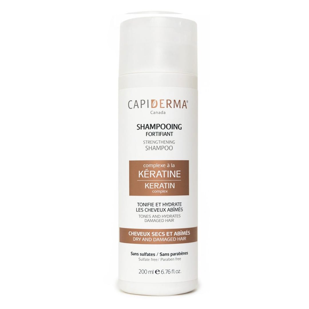 CAPIDERMA SHAMPOING FORTIFIANT KERATINE 200mL –  | Parasativa Maroc