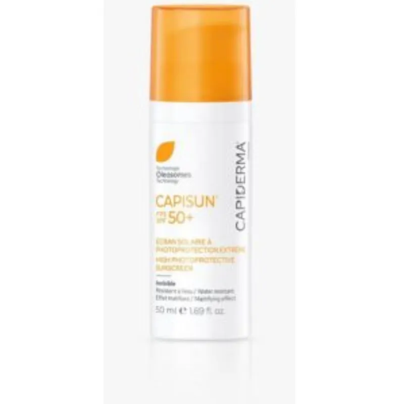 Capiderma – Capisun Crème solaire invisible SPF50+ – 50 ml –  | Parasativa Maroc