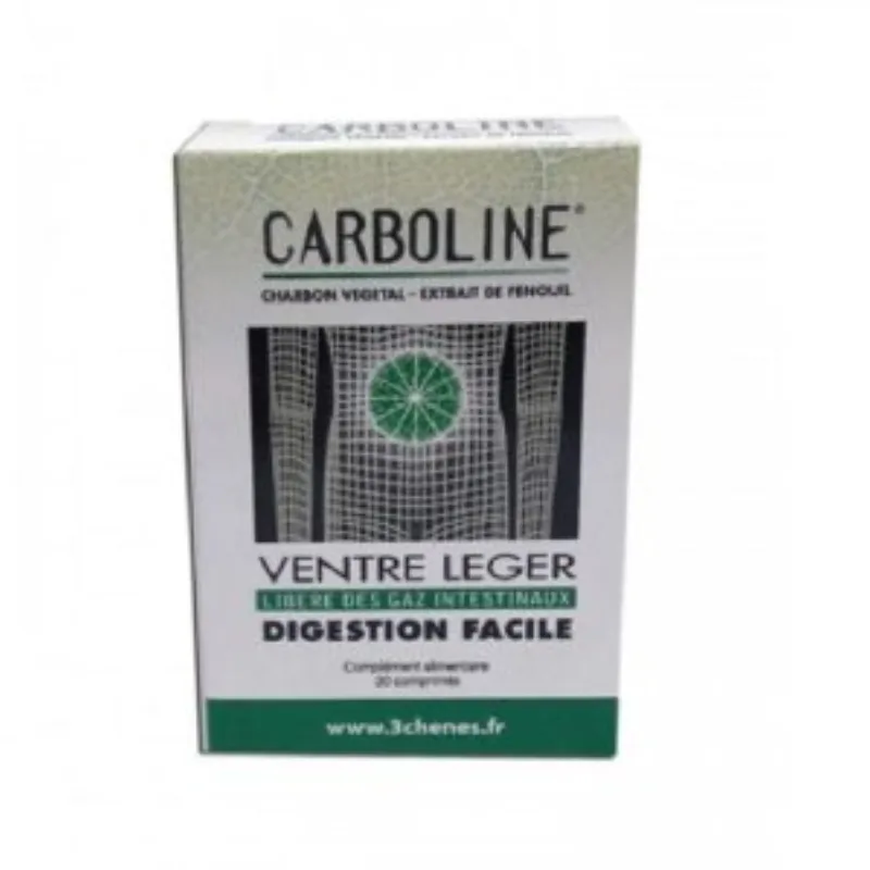 CARBOLINE VENTRE LEGER 30 COMPRIMÉS –  | Parasativa Maroc