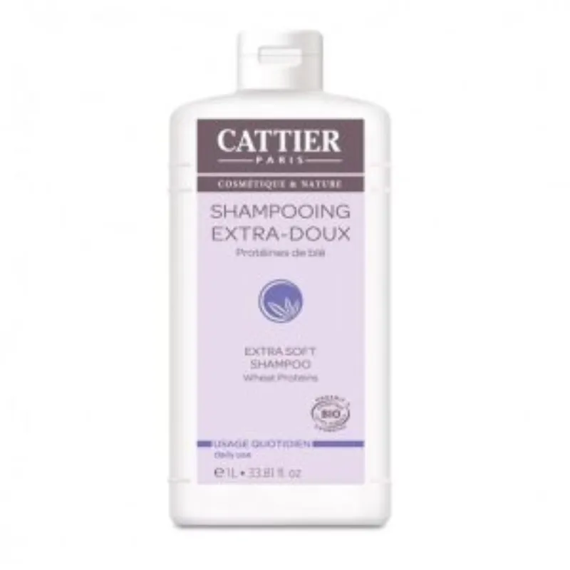 Cattier Shampooing Extra doux Usage Frequent 1L –  | Parasativa Maroc