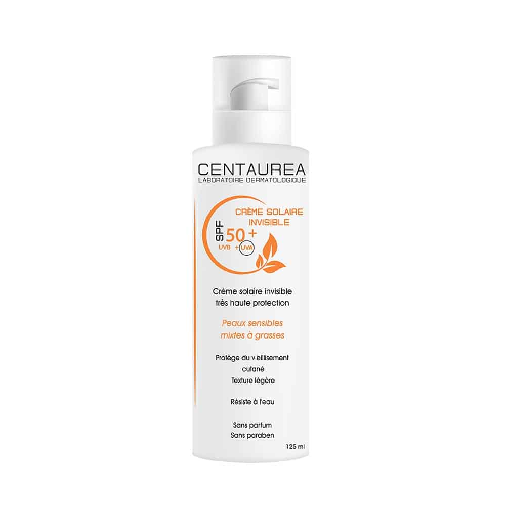 CENTAUREA CRÈME SOLAIRE INVISIBLE SPF 50+ 125ml –  | Parasativa Maroc