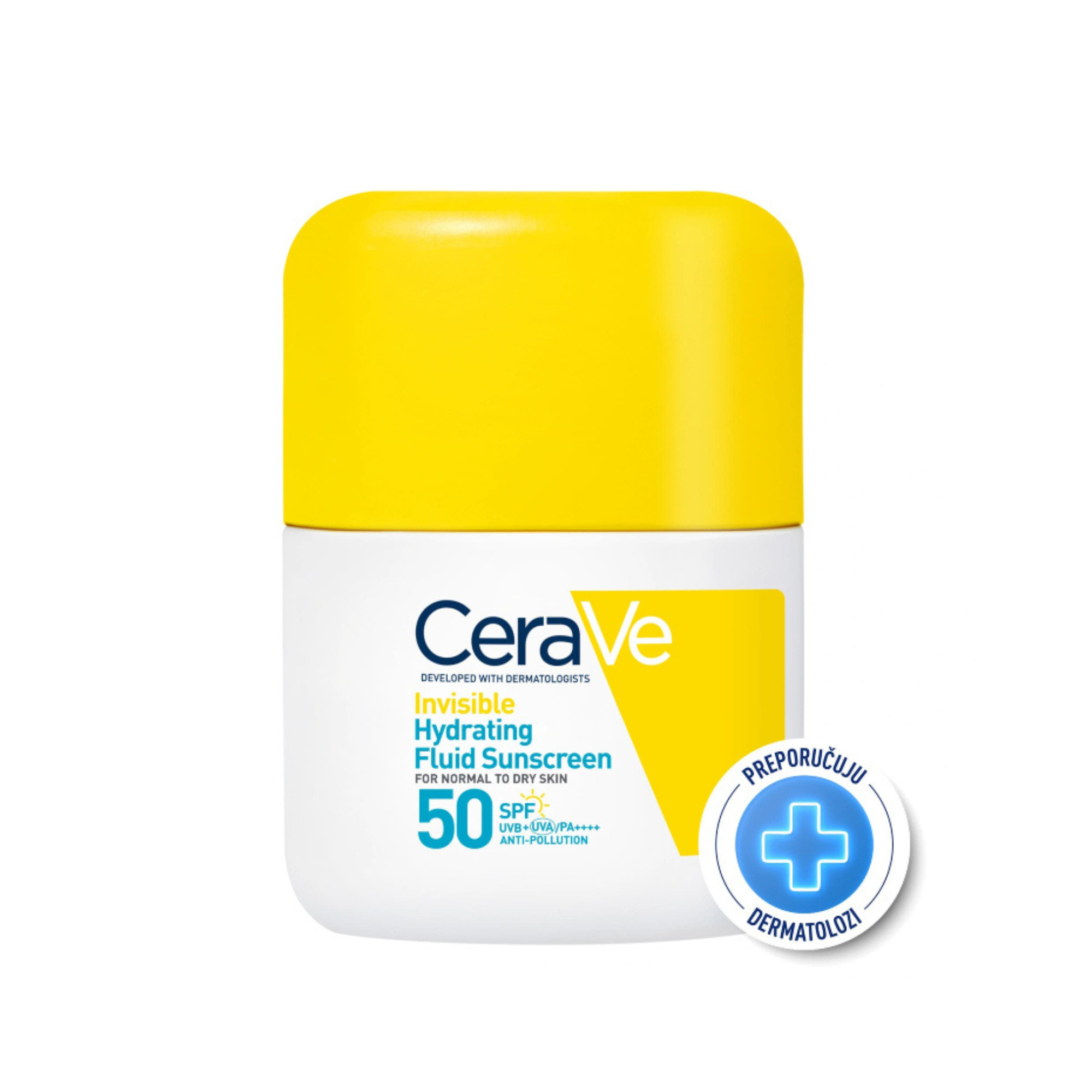 CERAVE INVISIBLE HYDRATING FLUID SUNSCREEN SPF 50 –  | Parasativa Maroc
