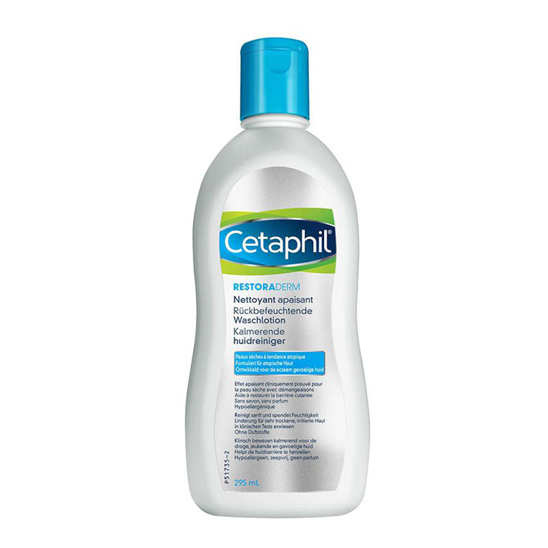 CETAPHIL RESTORADERM NETTOYANT APAISANT 295mL –  | Parasativa Maroc