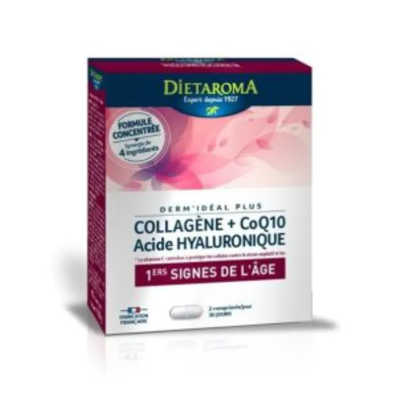 Dietaroma Collagene+CoQ10+Acide Hyaluronique 60cps –  | Parasativa Maroc