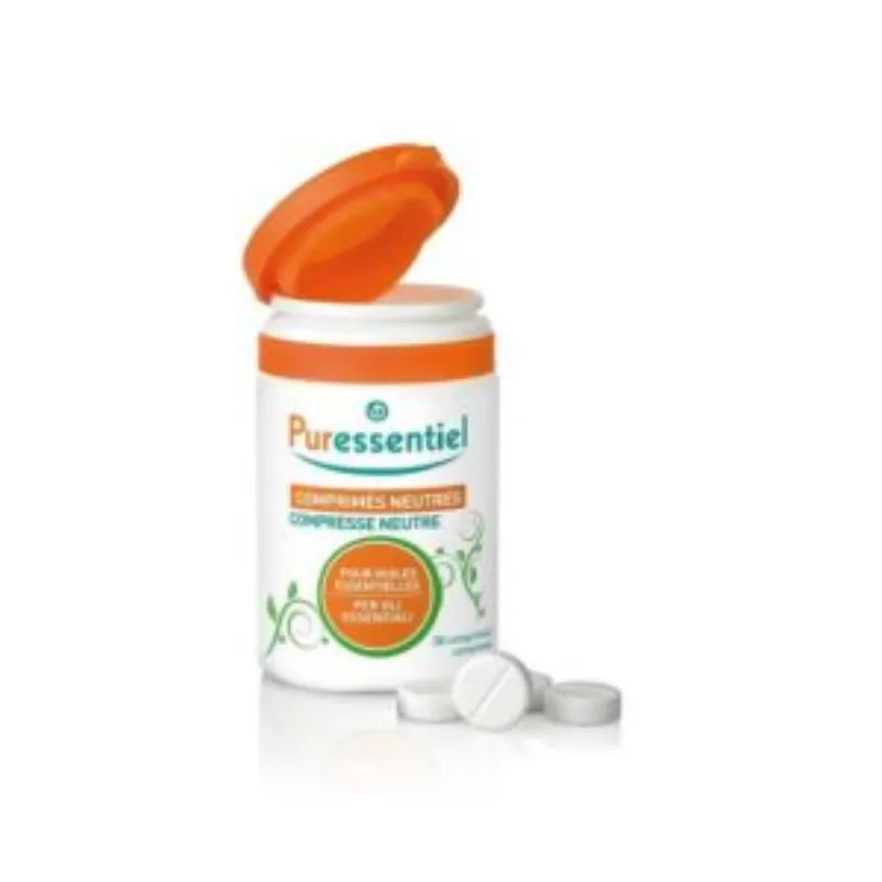 PURESSENTIEL 30 Comprimés Neutres pour Huiles Essentielles –  | Parasativa Maroc