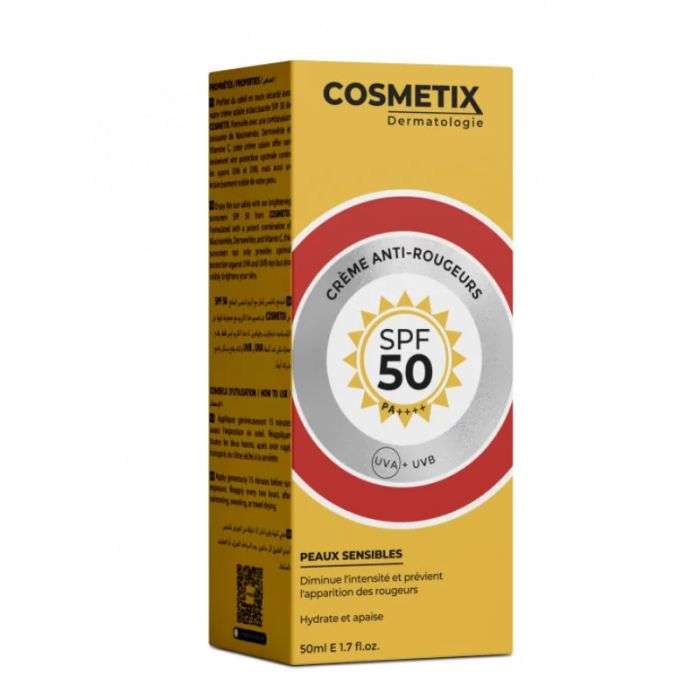 COSMETIX CRÈME ANTI-ROUGEURS SPF 50+ 50 ML –  | Parasativa Maroc