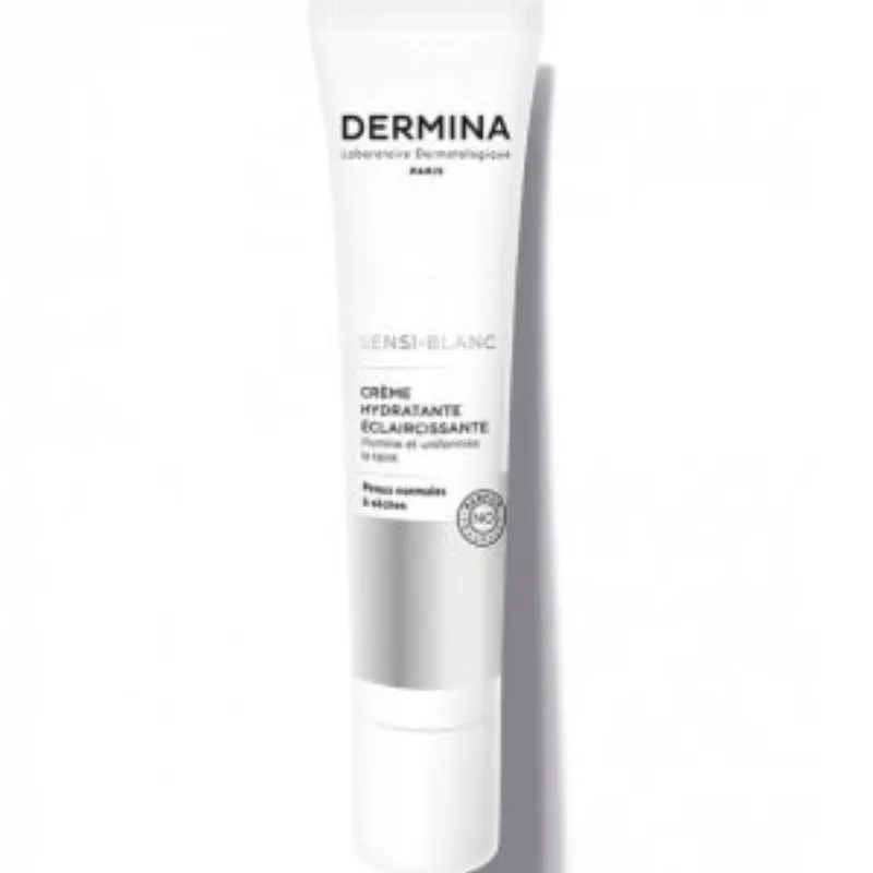 DERMINA SENSI-BLANC CREME HYDRATANTE ECLAIRCISSANTE PEAUX NORMALES A SECHES 40ML –  | Parasativa Maroc