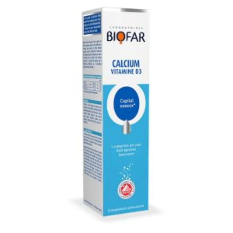 Biofar Calcium D3 20 capsuls –  | Parasativa Maroc